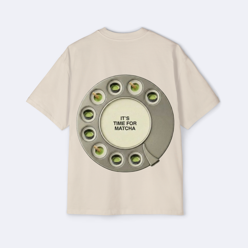 It's Time For Matcha Oversized Tee