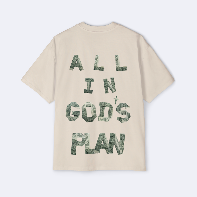 All In God's Plan Oversized Tee