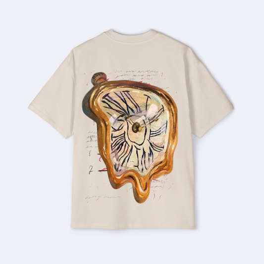 Time Melts Anyway Oversized Tee