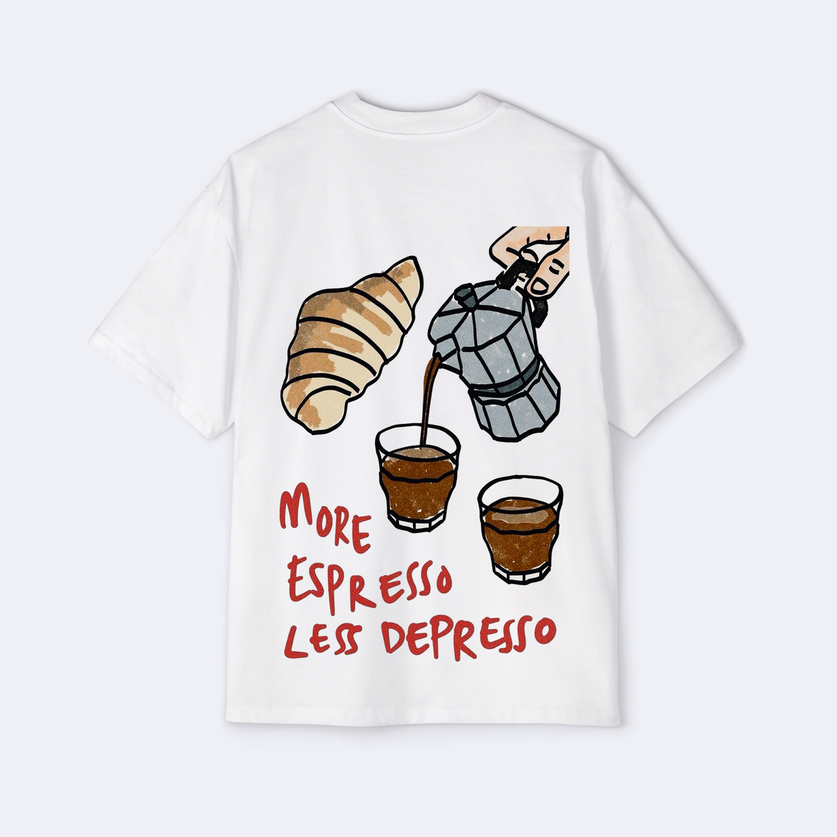 More Espresso Less Depresso Oversized Tee