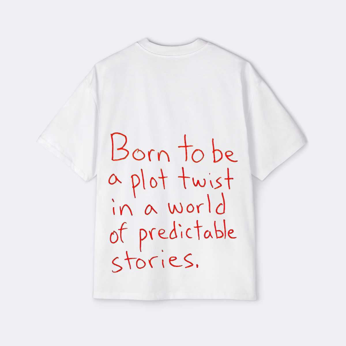 Born To Be A Plot Twist Oversized Tee