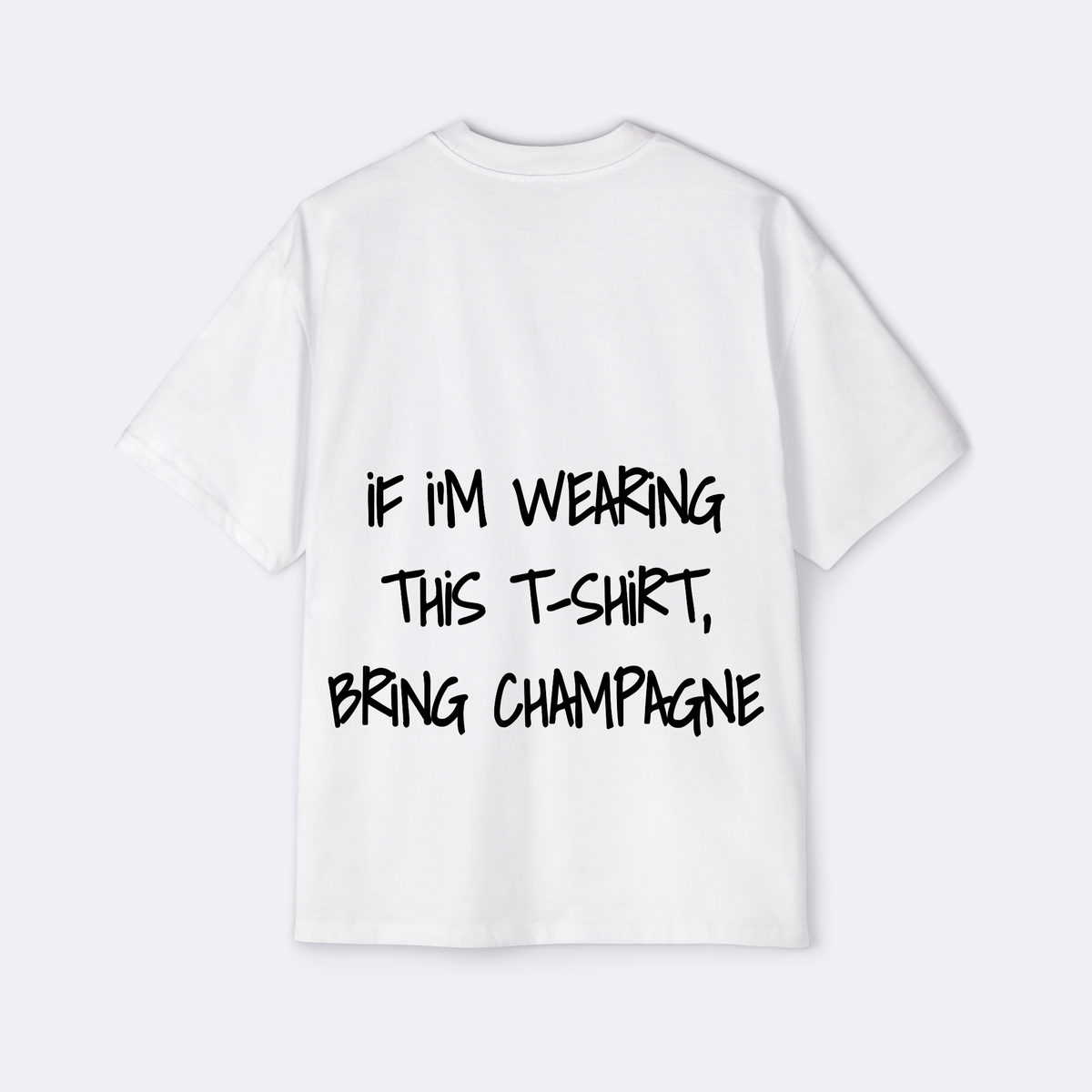 Bring Champagne Oversized Tee
