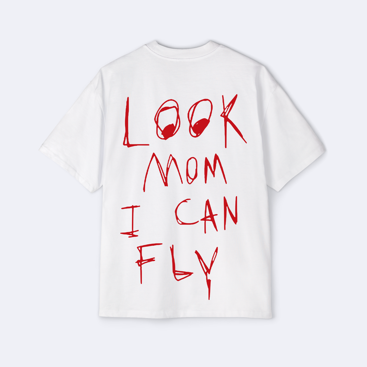 Look Mom I Can Fly Oversized Tee