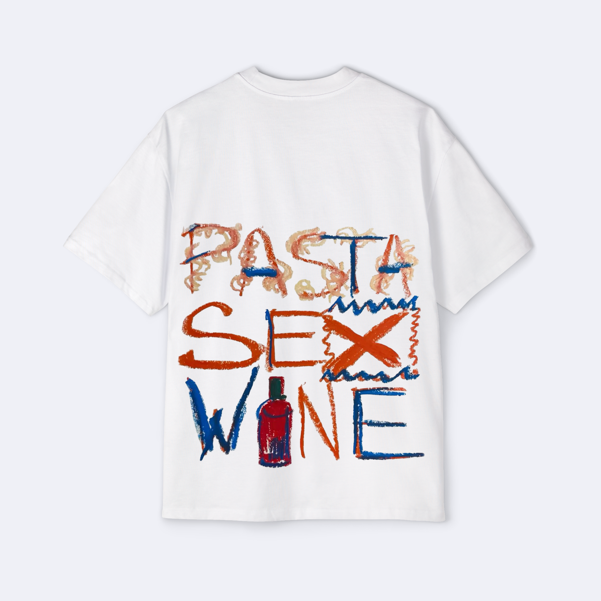 Pasta Sex Wine Oversized Tee